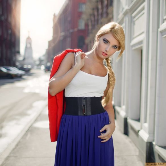 фотография красавица moscow fashion/ spring 2012
