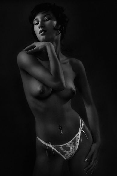 girl in white