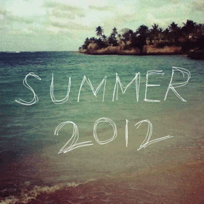 gif летом 2012 года, океан, воды