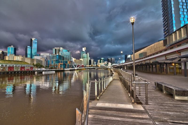 фото на закате. - melbourne.