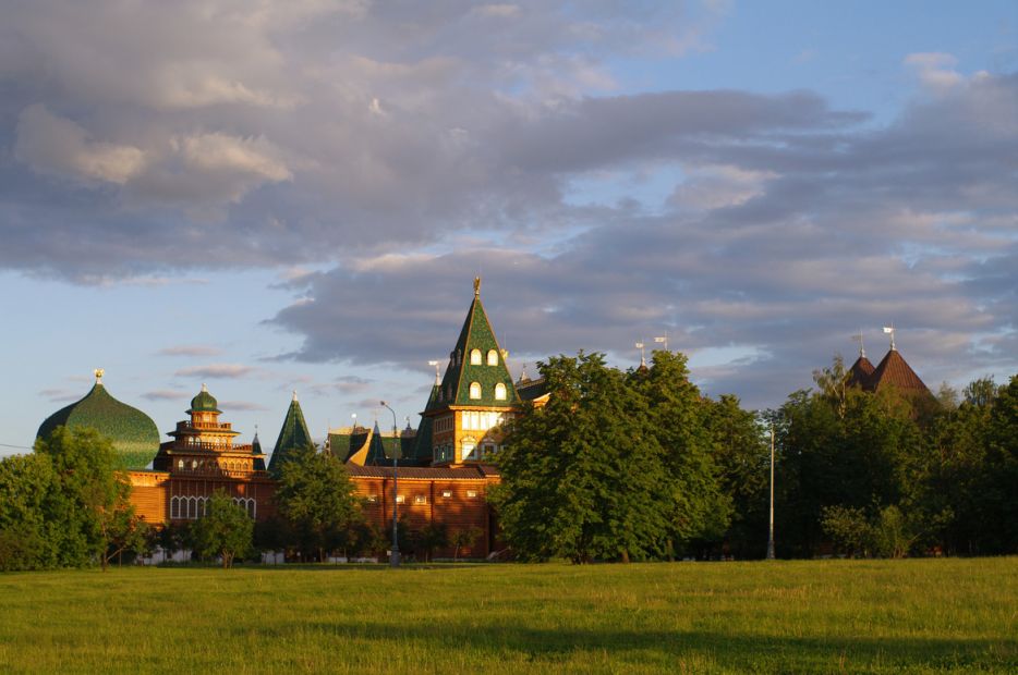 фотография вечер в коломенском