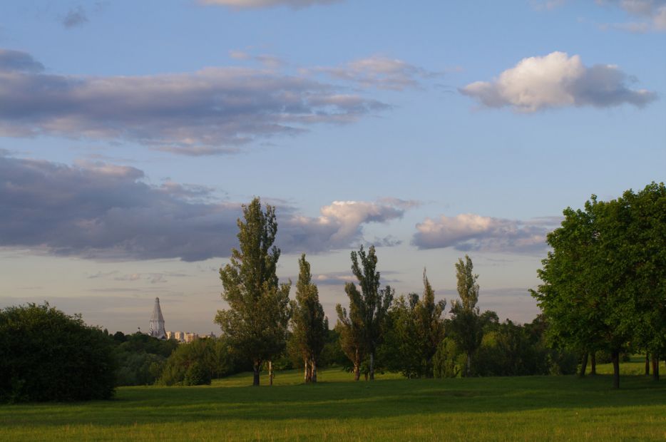 фото пейзажи и ландшафты вечер в коломенском 2