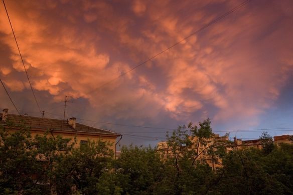 фото краски заката - мой город