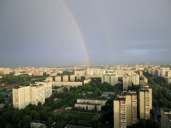 фото москва с высоты птичьего полета