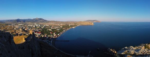 фотография городской ландшафт вечерний судак