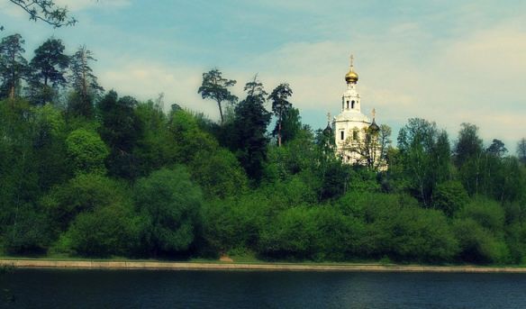 пейзажи и ландшафты на крутом берегу