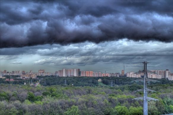 видные места перед грозой